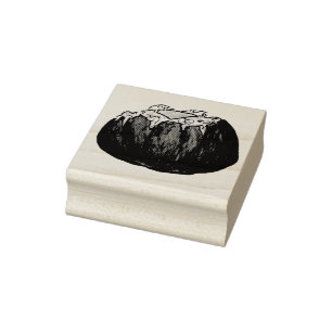 Kartoffelkartoffeln mit Butter Feinschmecker Brief Gummistempel