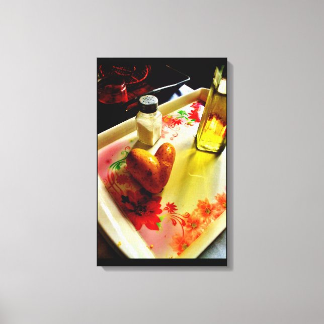 KartoffelLiebe Leinwanddruck (Vorderseite)