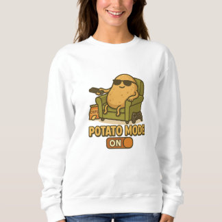 Kartoffelmodus - Lazy Life aktiviert Sweatshirt