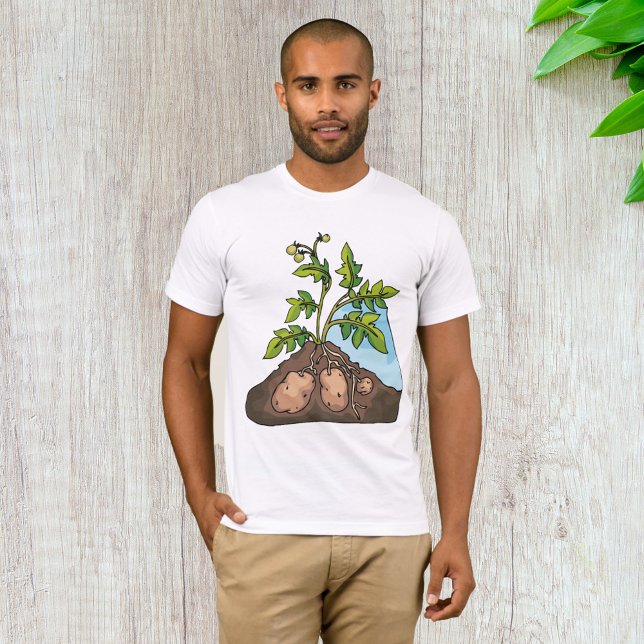 Kartoffeln Anbau Männer T - Shirt (Von Creator hochgeladen)