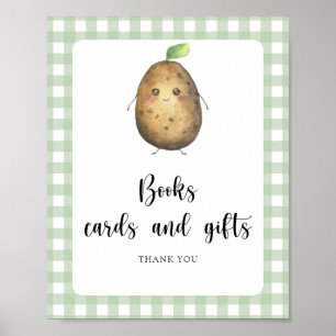 Kartoffeln - Bücherkarten und -geschenke Poster