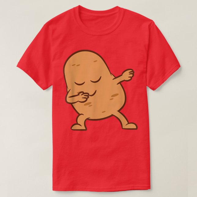 Kartoffeln Dabbing Kartoffeln Pflanzliche Liebe Ka T-Shirt (Design vorne)
