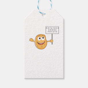 Kartoffeln Gonna Potat (Gemüsepotato Pun) Klasse Geschenkanhänger