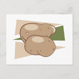 Kartoffeln Postkarte