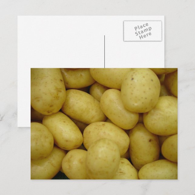 Kartoffeln Postkarte (Vorne/Hinten)