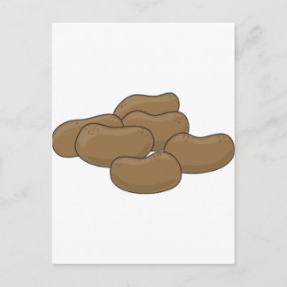 Kartoffeln Postkarte