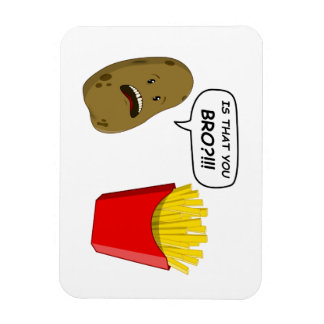 Kartoffeln und Pommes frites Magnet
