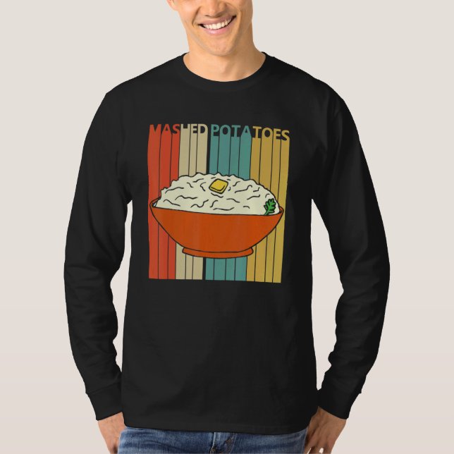 Kartoffelpüree-Essen T-Shirt (Vorderseite)