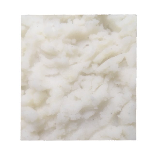 Kartoffelpüree Notizblock (Vorderseite)