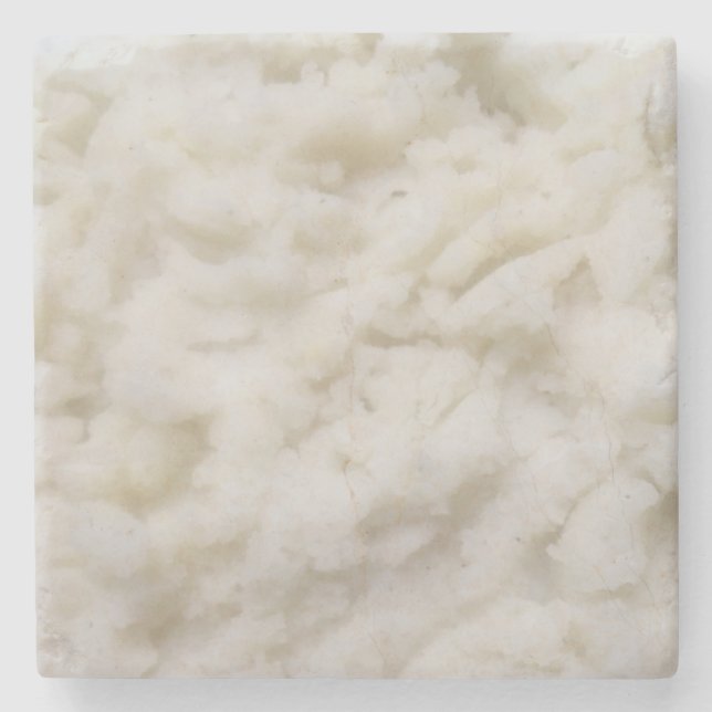 Kartoffelpüree Steinuntersetzer (Vorderseite)