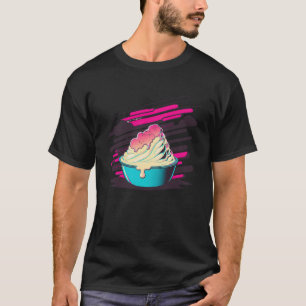 Kartoffelpüree Synthwave 80er Retrowave Ästhetik T-Shirt