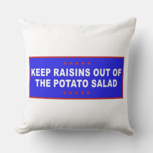 Kartoffelsalat Funny Meme Kissen