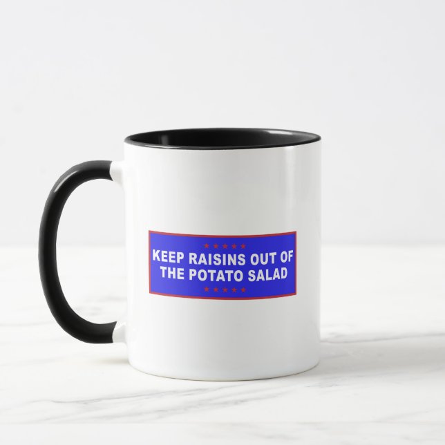 Kartoffelsalat Funny Meme Tasse (Links)