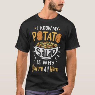Kartoffelsalat GRILLEN Party T-Shirt