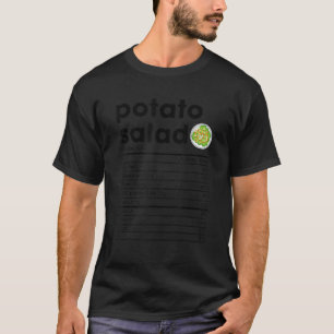 Kartoffelsalat Nahrung Fakten T-Shirt