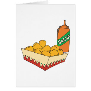 Kartoffelspielzeug mit Salsa