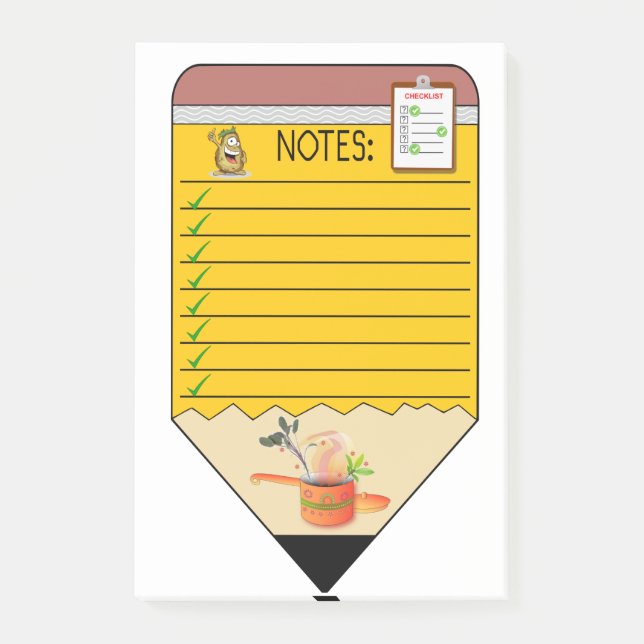 Kartoffelsuppe nach dem it post-it klebezettel (Vorderseite)