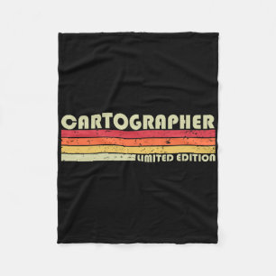 Kartograf Funny Job Title Profession Birthday W Fleecedecke