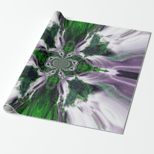 Kartographiepapier für den grünen Ozean Geschenkpapier