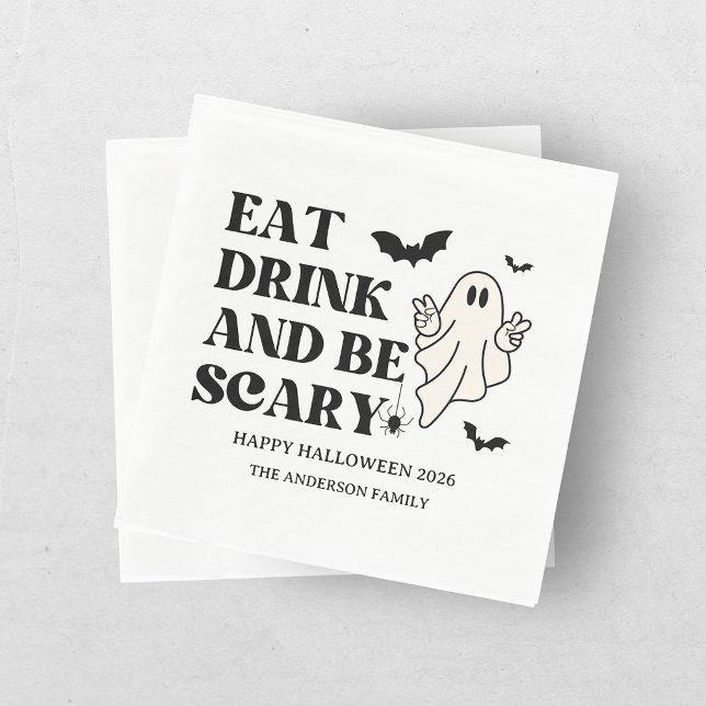Karton Retro Spooktacular Halloween Serviette (Von Creator hochgeladen)