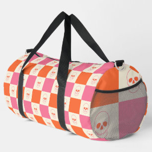 Karton-Skulpturen in Rosa, Orange und Creme Duffle Bag