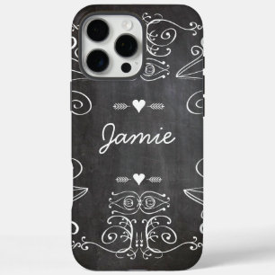 Karton Typografie Art iPhone 16 Pro Max Hülle