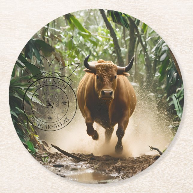 Kartonnen Onderzetter Runder Pappuntersetzer (Vorderseite)