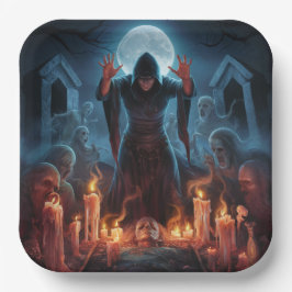 Kartonteller 1 Hexer 03 Pappteller