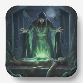 Kartonteller 1 Hexer 07 Pappteller