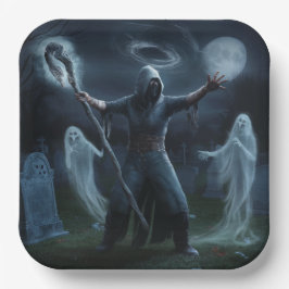 Kartonteller 1 Hexer 10 Pappteller