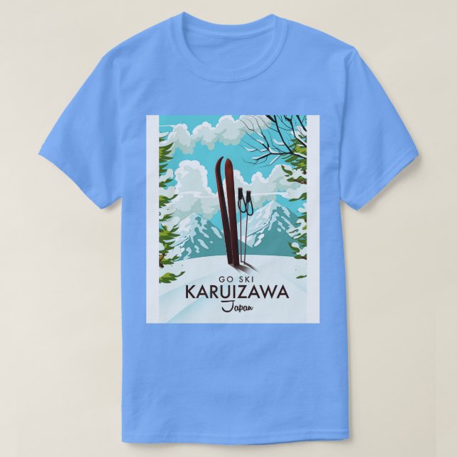 Karuizawa Japan Ski T-Shirt (Design vorne)