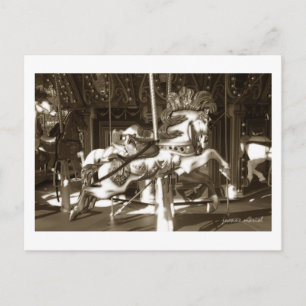 Karussell 14 Postkarte