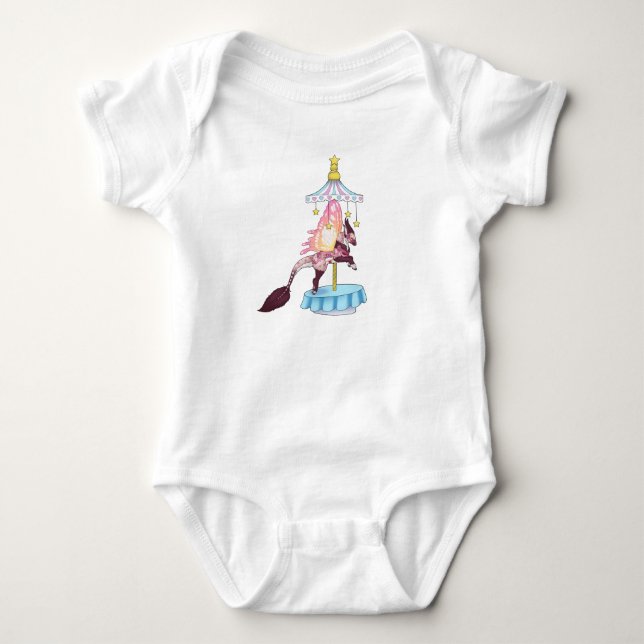 Karussell Aleum Baby Strampler (Vorderseite)