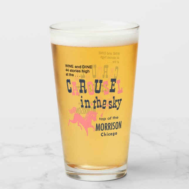 Karussell am Himmel. Top of the Morrison, Chicago Glas (Vorne (Gefüllt))