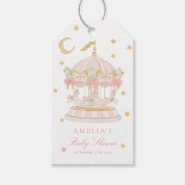Karussell-Babyshower-Geschenkanhänger im skurrilen Geschenkanhänger