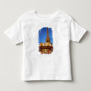 Karussell, Eiffelturm, Paris, Frankreich Kleinkind T-shirt
