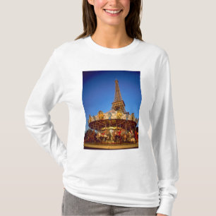 Karussell, Eiffelturm, Paris, Frankreich T-Shirt