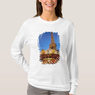 Karussell, Eiffelturm, Paris, Frankreich T-Shirt