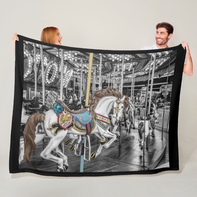 Karussell Fleecedecke (Beispiel)