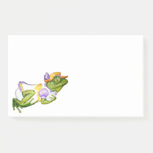 Karussell-Frosch-Foto 10x6 Hinweise Post-it Klebezettel