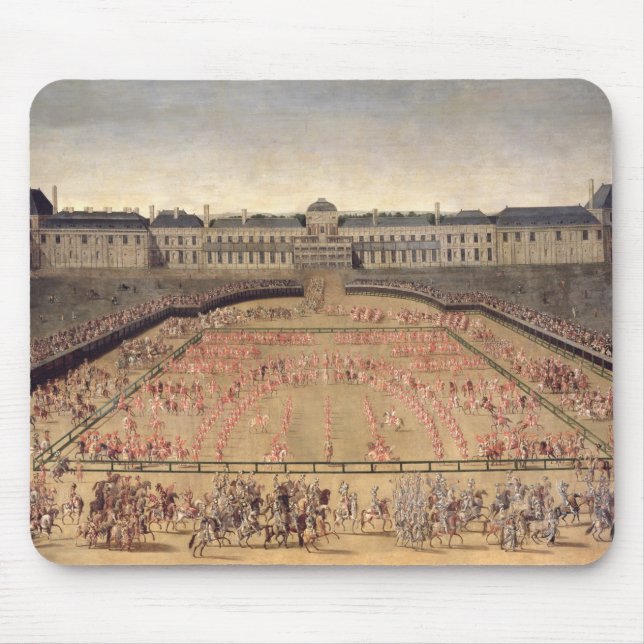 Karussell gegeben für Louis XIV Mousepad (Vorne)