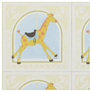 Karussell-Giraffe bis Juni Heidekraut Vess Stoff