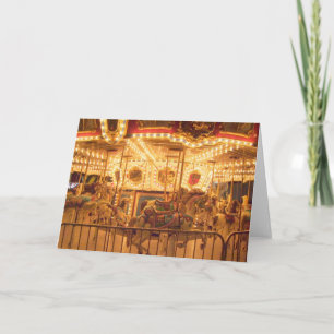 Karussell in der Nacht Karte