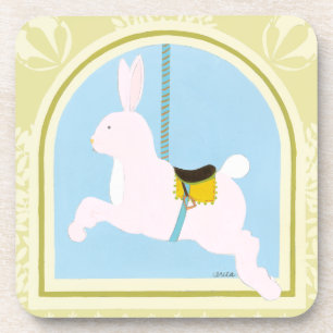 Karussell-Kaninchen bis Juni Heidekraut Vess Getränkeuntersetzer