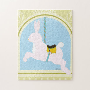 Karussell-Kaninchen bis Juni Heidekraut Vess Puzzle