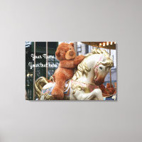 Karussell mit Teddy Bear
