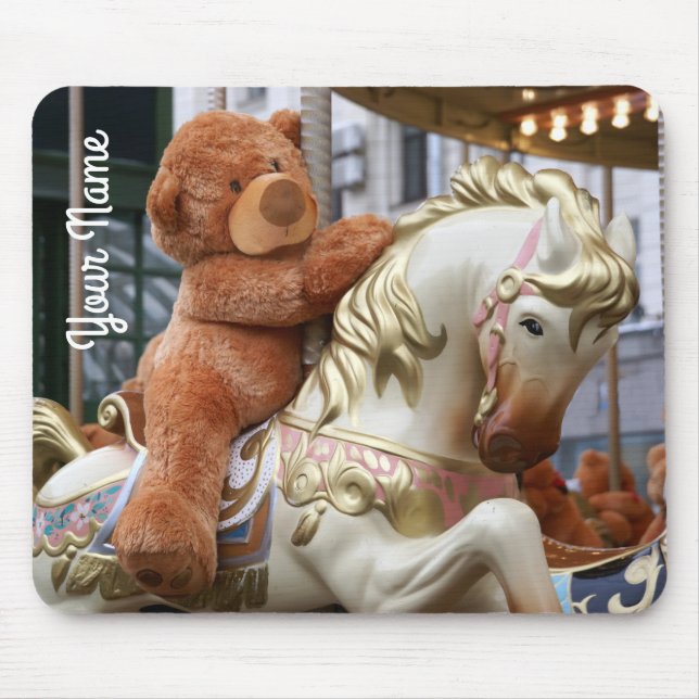 Karussell mit Teddy Bear Mousepad (Vorne)