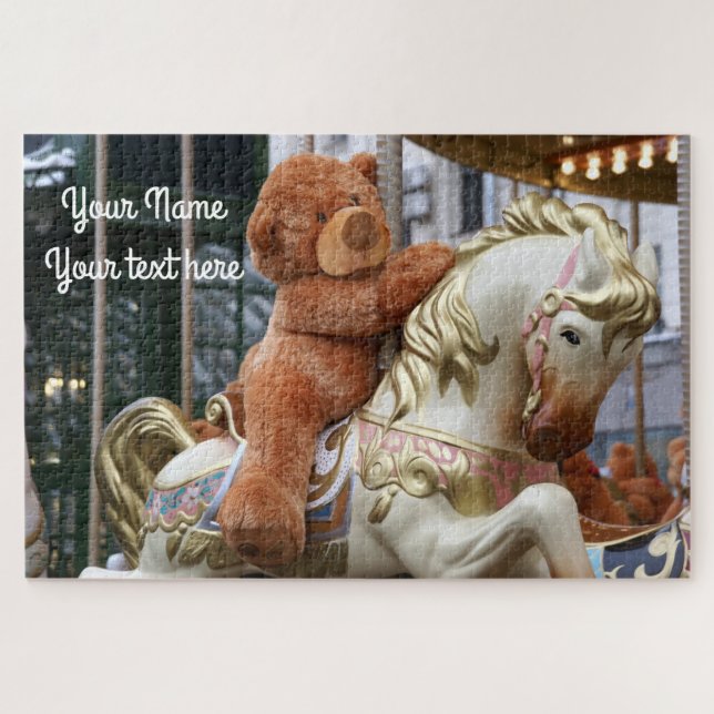Karussell mit Teddy Bear Puzzle (Horizontal)
