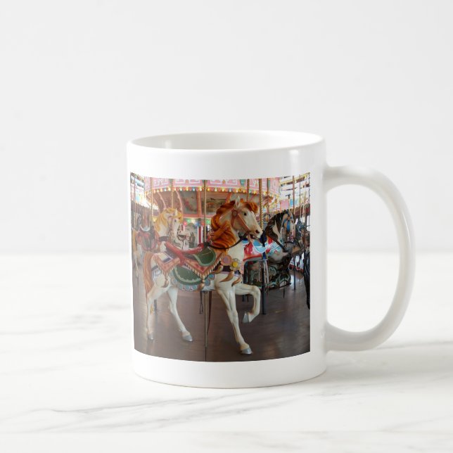 Karussell-Pferd, 2 Tasse (Rechts)