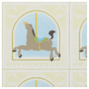 Karussell-Pferd bis Juni Heidekraut Vess Stoff